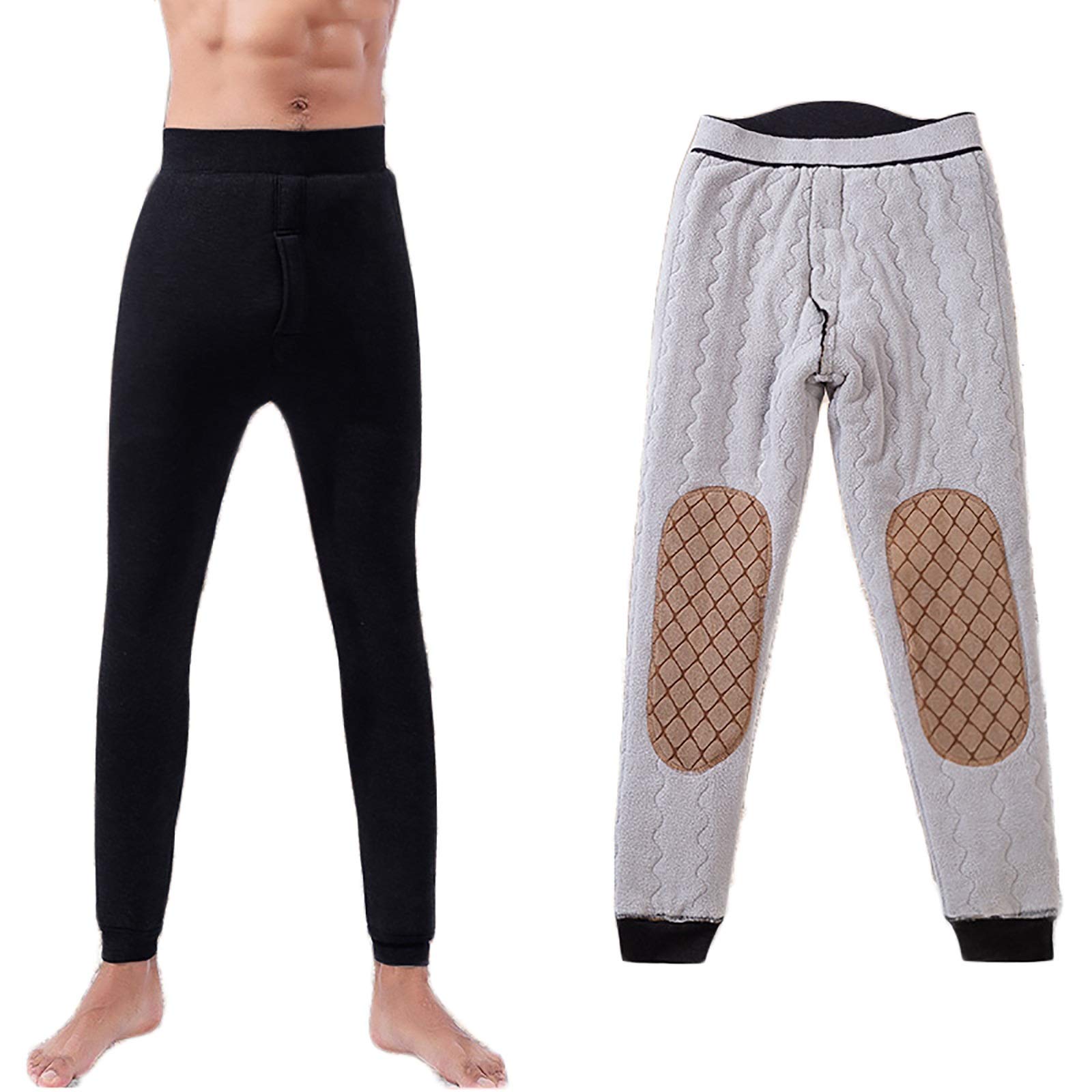 G&F Mens Thermiques Pantalon Pantalon De sous-vêtements Chauds De Long Long John John Baselayer Hiver