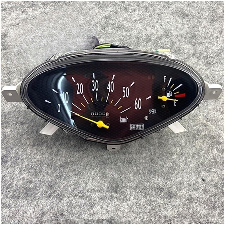 バイクのスピードメーターと走行距離計 オートバイのスピードメータースピードメーター DIO 50 AF62 走行距離メーター計器アセ
