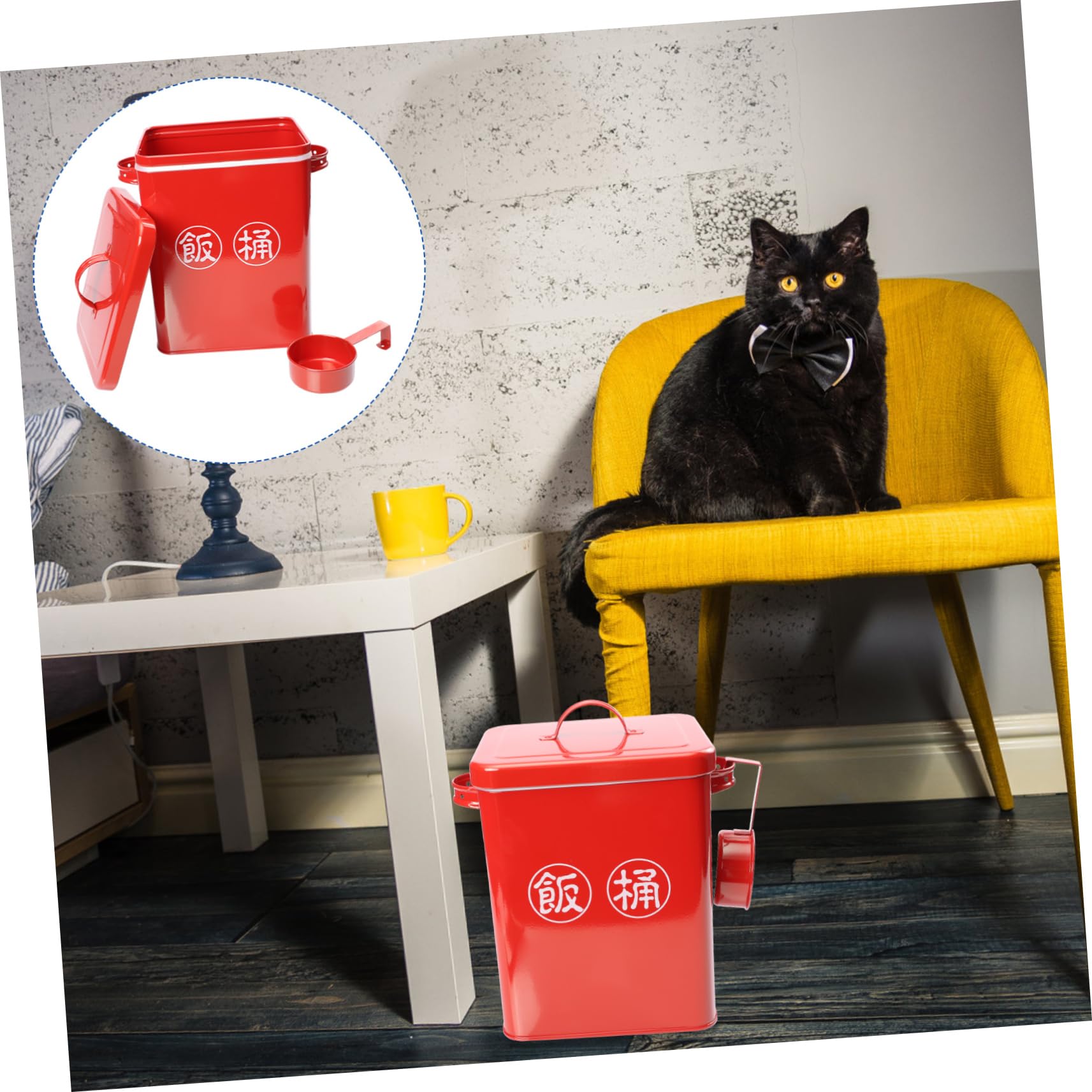 HANABASS Large Capacity Pet Food Storage Barrel Dog Cat Food Container Sealed Airtight