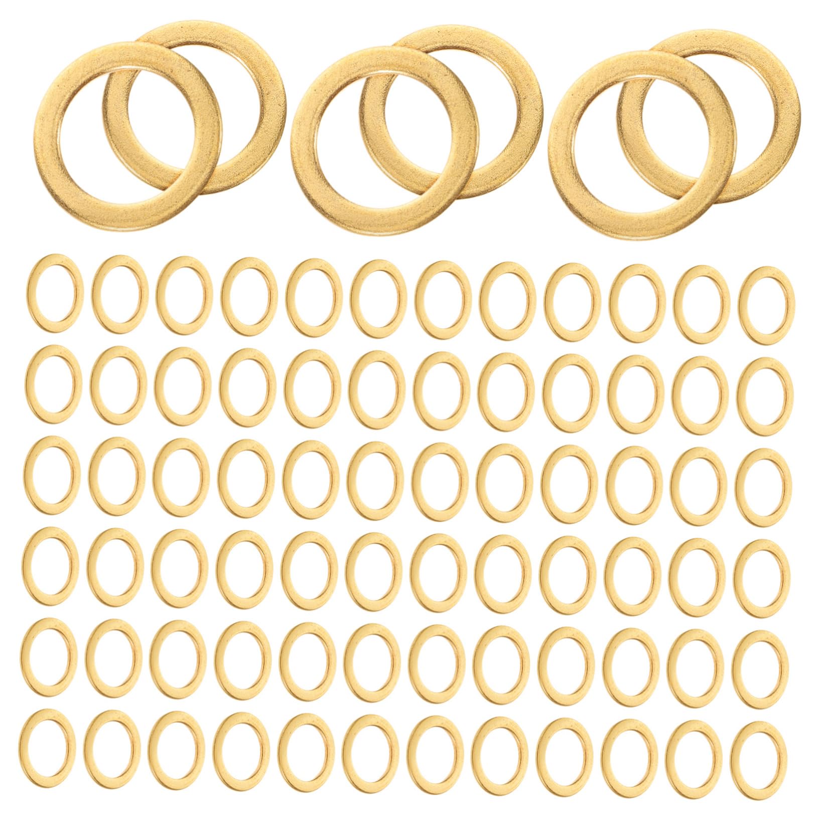 Toddmomy 100Pcs Metal Washer Kit for Outdoor Skateboard Replacement Parts Durable Gaskets and Hardware for Skateboard Maintenance and Repair Essential Skateboard Accessories