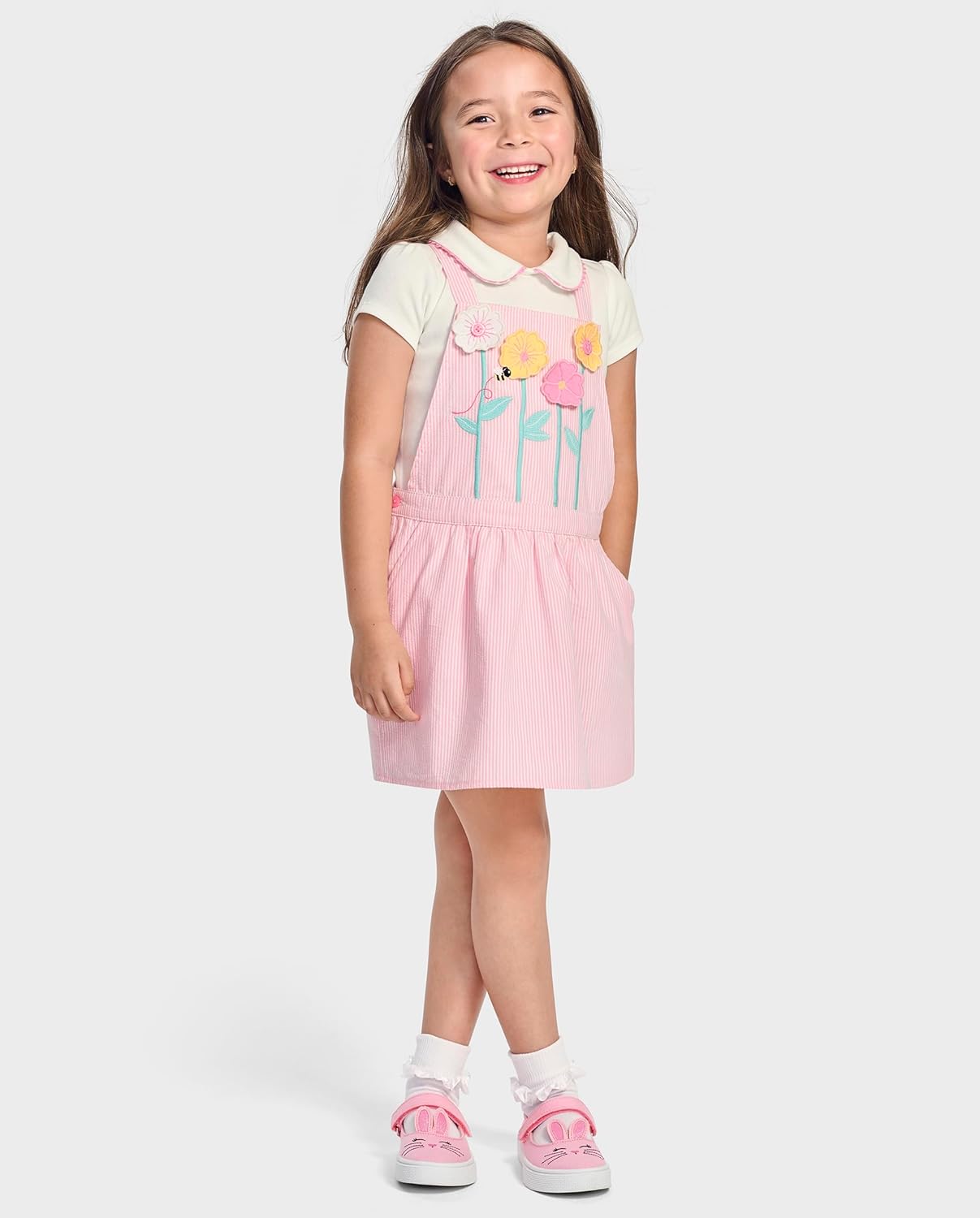Gymboree Girl and Toddler Embroidered Sleeveless Skirtall Jumpers - Image 2