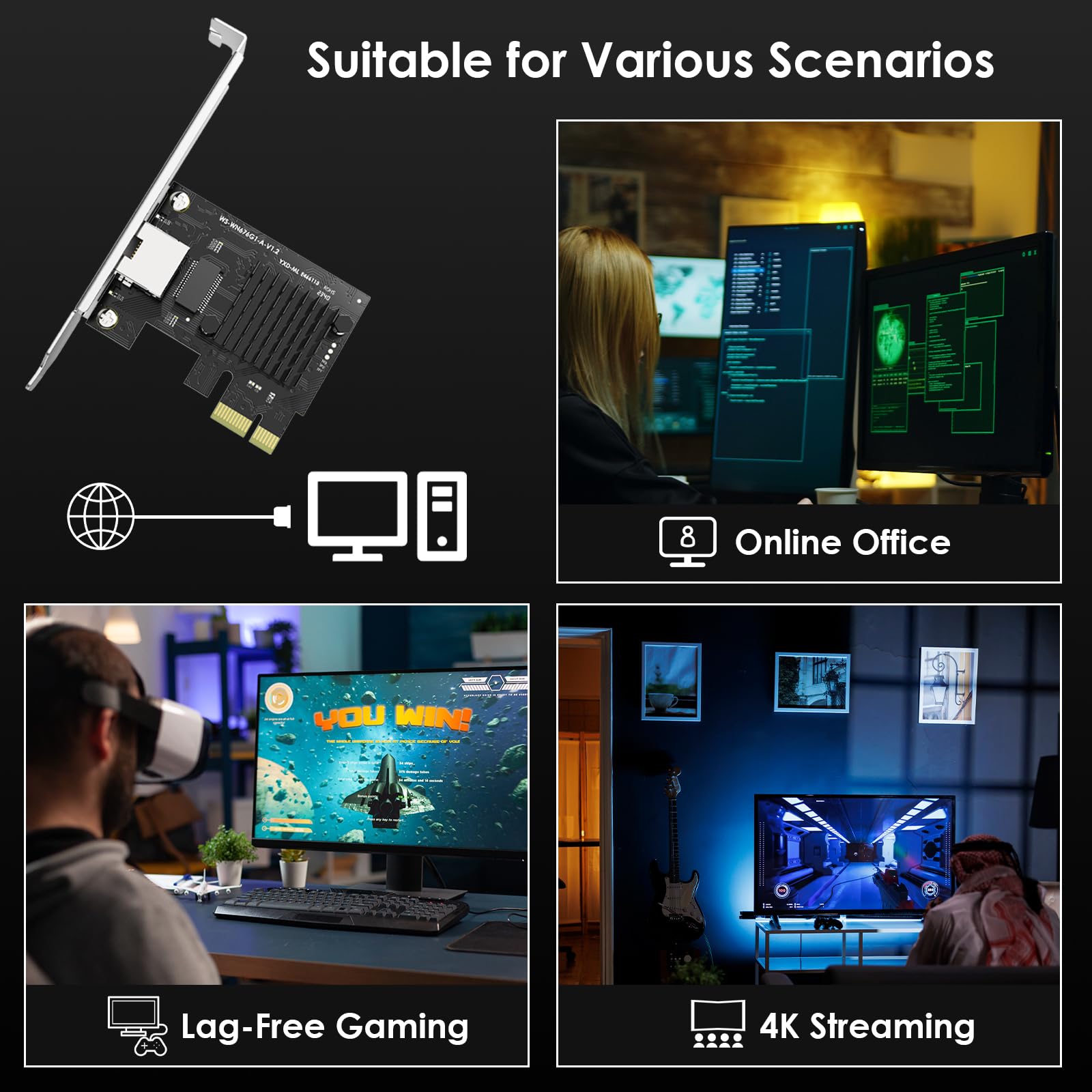 Upgrade Connessione Rete Scheda Di Rete 2.5GbE Ethernet - Realtek RTL8125 Per Windows Linux Upgrade Connessione Rete Scheda Di Rete 2.5GbE Ethernet - Realtek RTL8125 Per Windows Linux