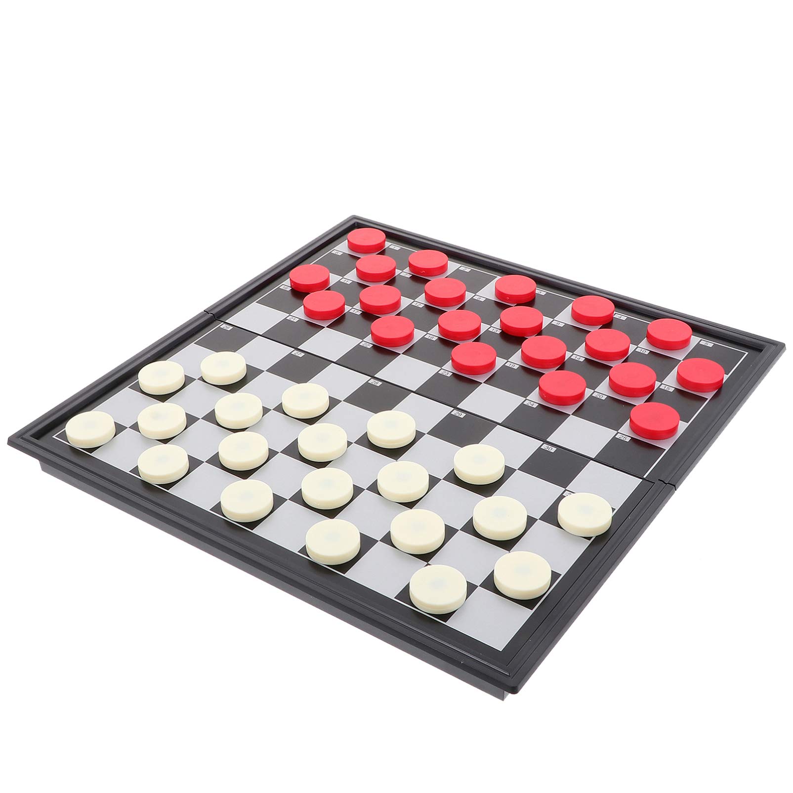 Buy Reversible Wooden Checkers Toe Board Game Interlocking Wooden