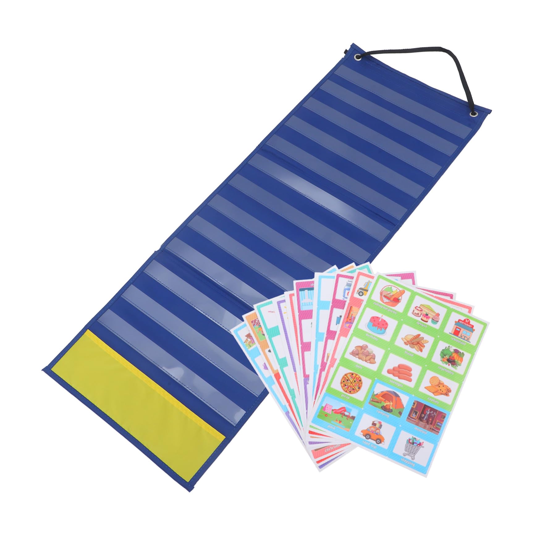 ELAYARD Tabla de Rutina Diaria para Niños Pequeña Azul, Cuadro de Comportamiento Visual Antidesgaste, Gráfico de Planificación Familiar para Uso Escolar y Doméstico