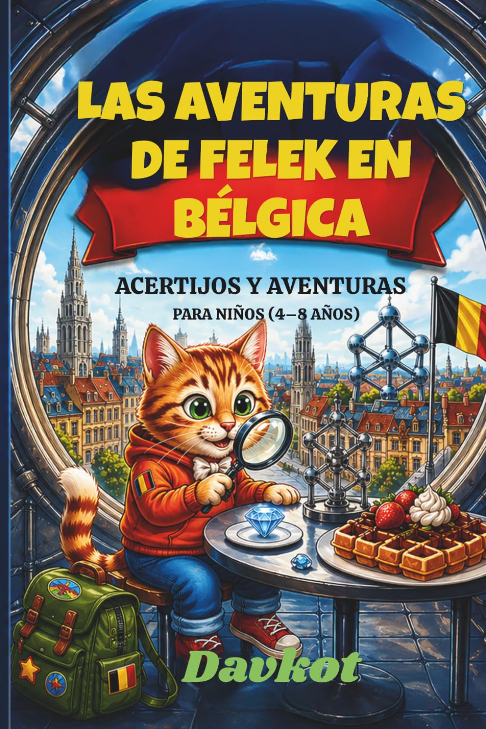 LAS AVENTURAS DE FELEK EN BÉLGICA: Acertijos y Aventuras (Felek the Cat’s Adventures)
