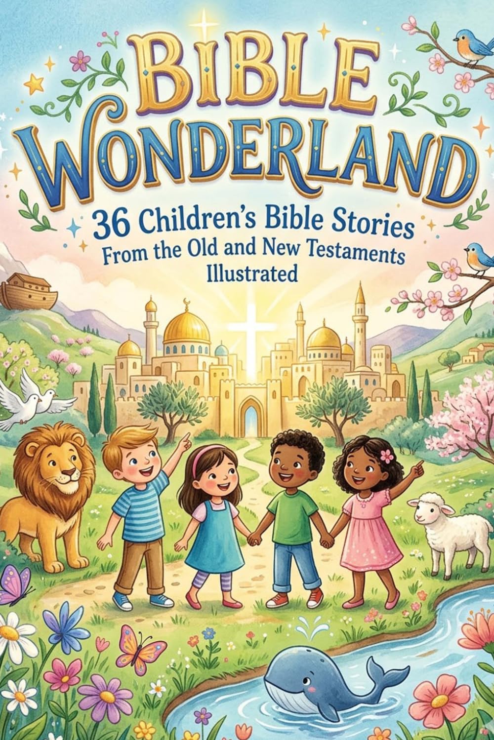 BIBLE WONDERLAND: Bible Stories for children. Illustrated: 36 Children’s Bible Stories From the Old and New Testaments