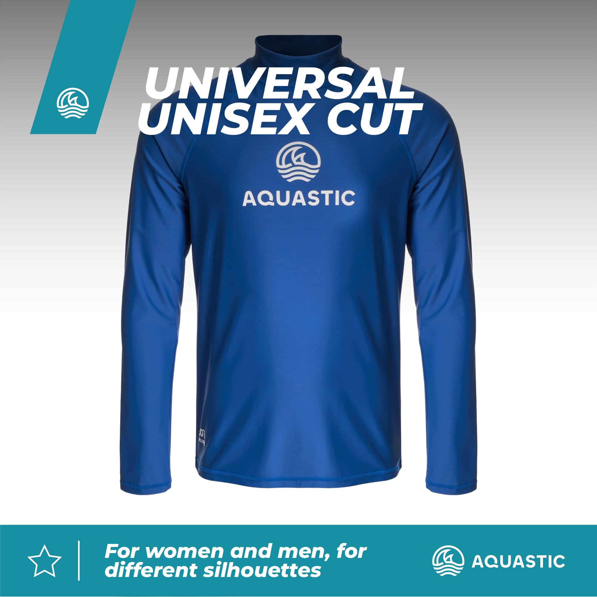 AQUASTIC Unisex UPF Rimos Ls Überwurf-Set für Schwimmbekleidung