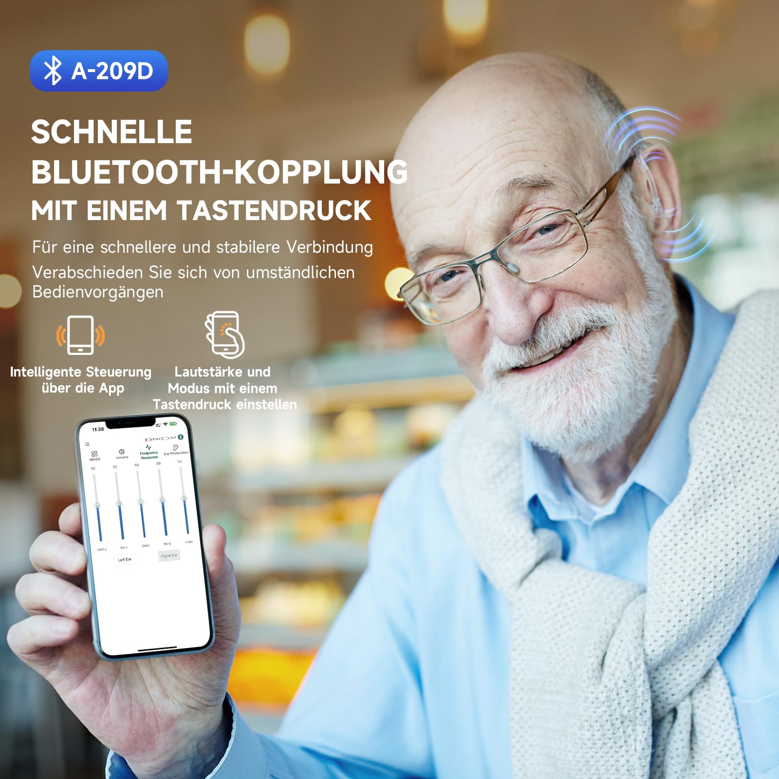Britzgo 209D – Wiederaufladbares Gerät, Bluetooth-Steuerung, 28 Stunden Akkulaufzeit, einteilig, grau