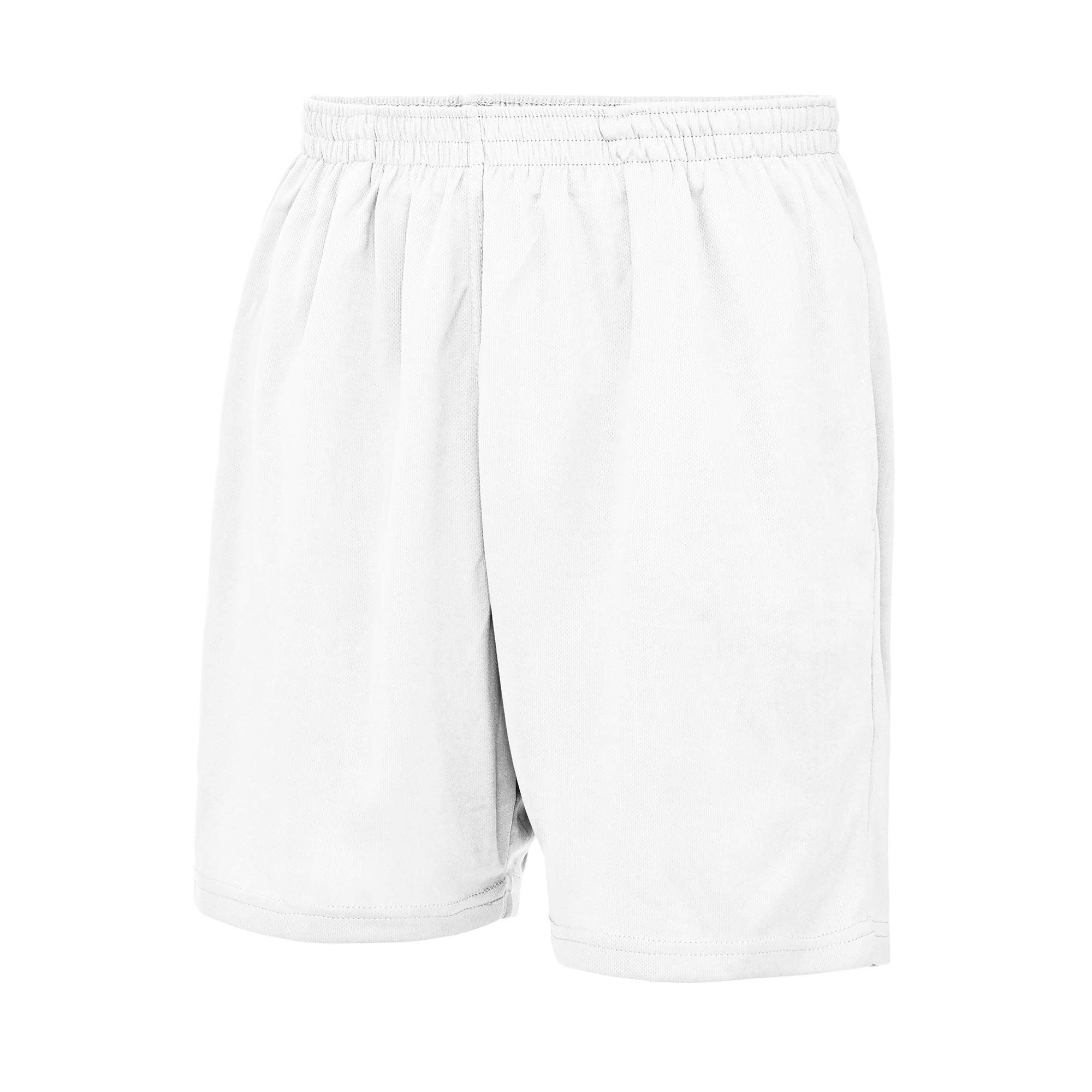 Just Cool Men's Arctic White Sports Shorts (Xl) (Arctic White)