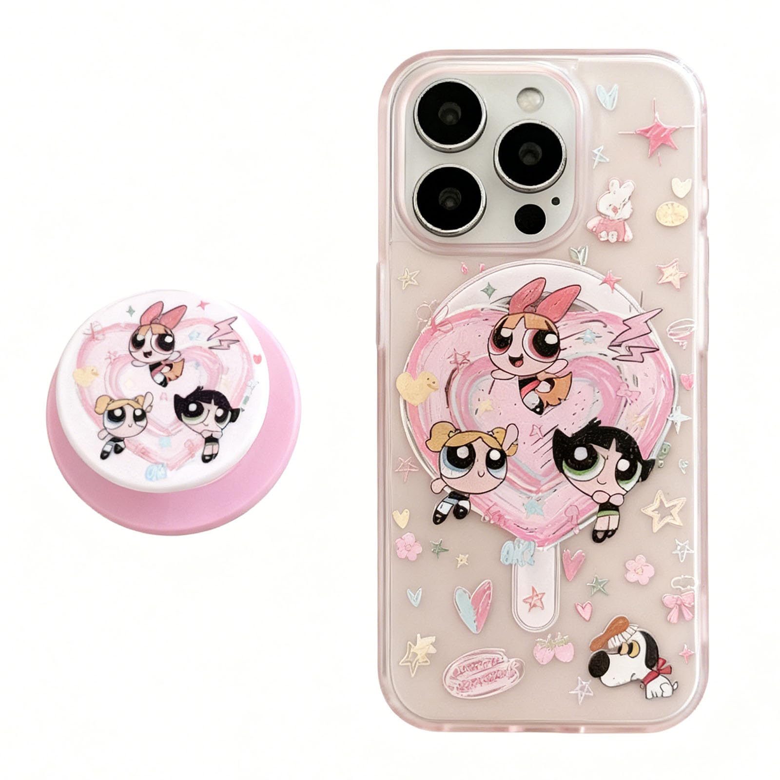 Amazon.co.jp: iPhone 17 用 ケース パワパフガールズ 漫画 透明ケース