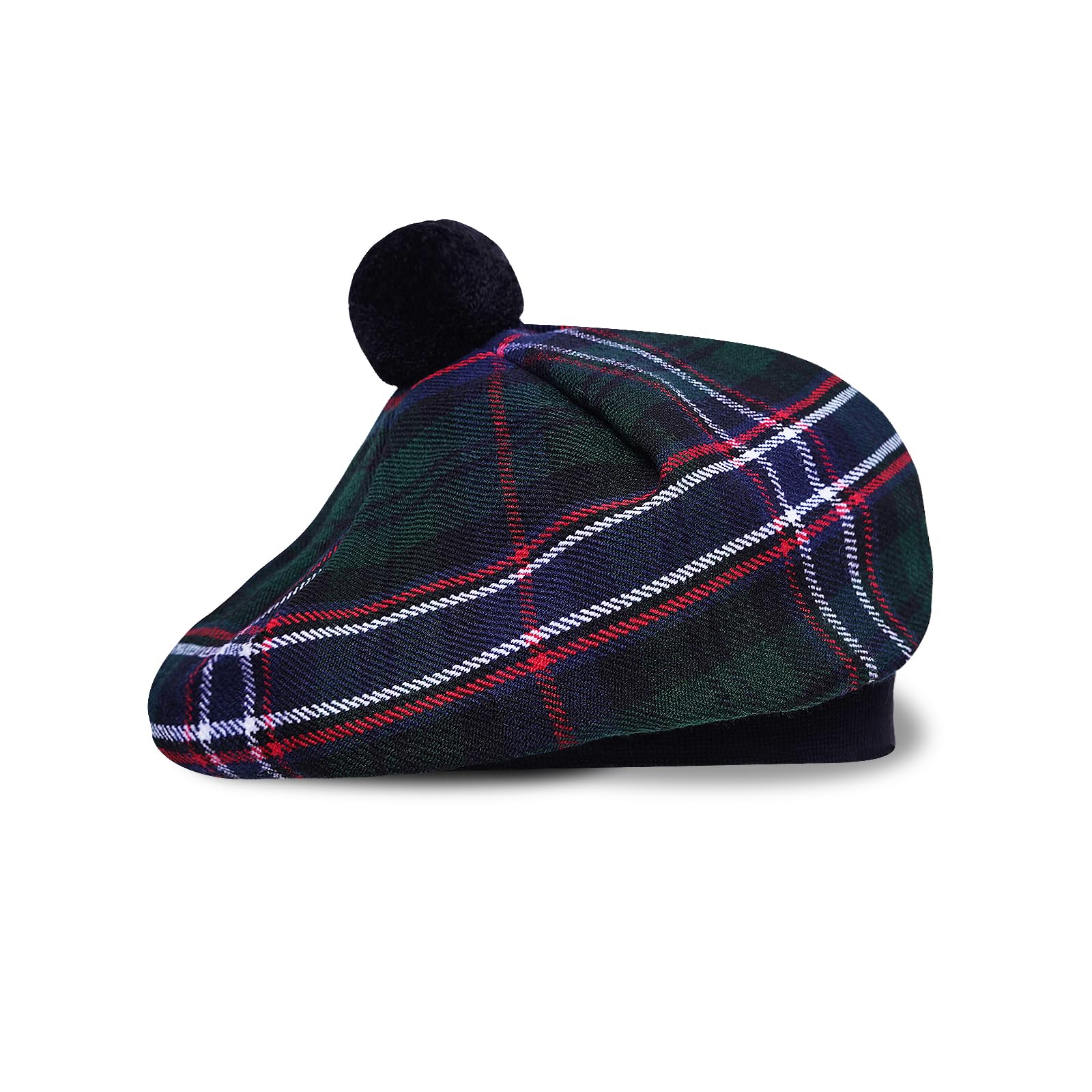 Yas Designer Unisex Scottish National Scottish Hat Tam O' Shanter Tammy Jimmy Flat Bonnet In Many Tartans (Scottish National),One Size