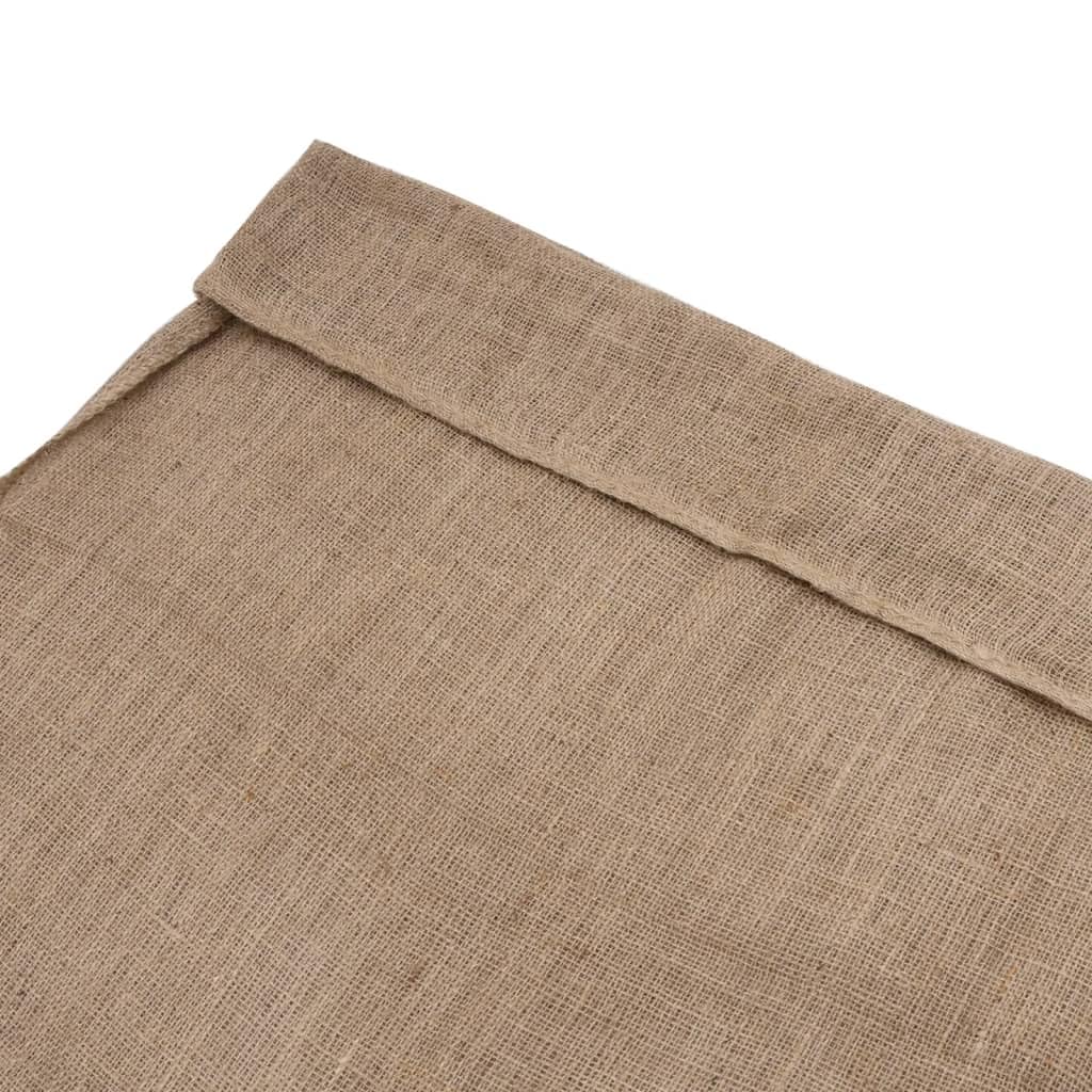 Brokky 155782 Sacchi di Iuta 10pz 100x110 cm 100% Iuta 220 gsm Sacco di iuta grande, sacco di patate, antigelo per piante, svernamento, sacco da giardino, sacchetto di iuta multifunzionale, resistente
