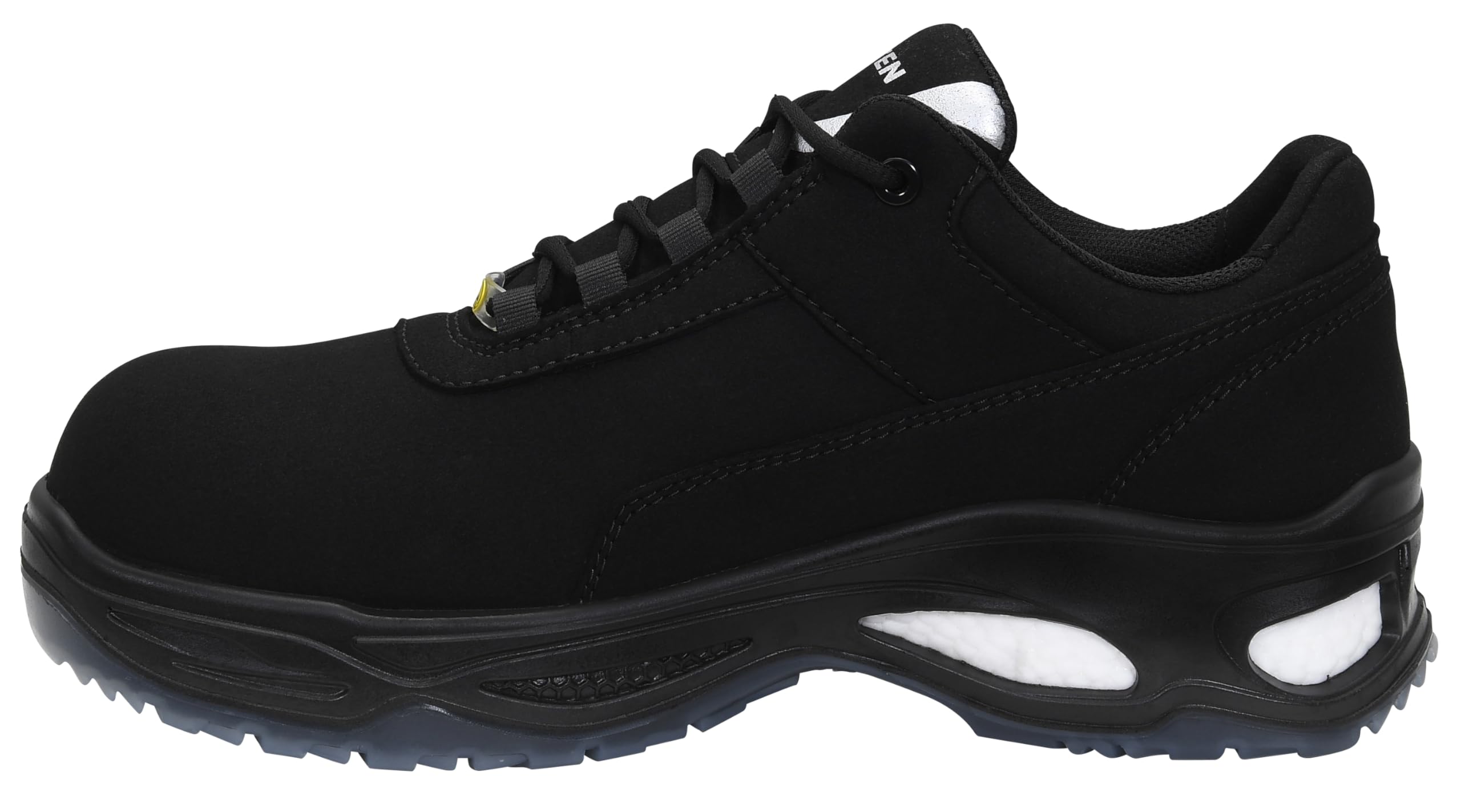 ELTEN Elten Sicherheitsschuhe Milow Low Esd S2, Herren, Sportlich, Leicht, Schwarz, Kunststoffkappe Herren Sicherheitsschuhe
