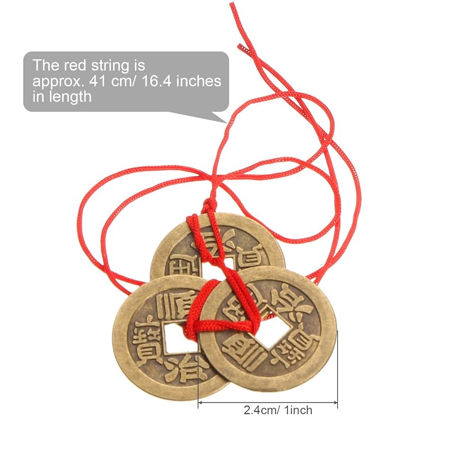 Amazon.com: Boao Chinese Fortune Coins Feng Shui I Ching