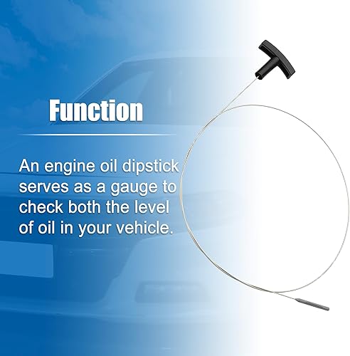 Miniatura 4 de uxcell Varilla de nivel de aceite de motor para Ford F-250 Super Duty Lariat XL XLT 6.0L V8 Diesel 2003 1 unids