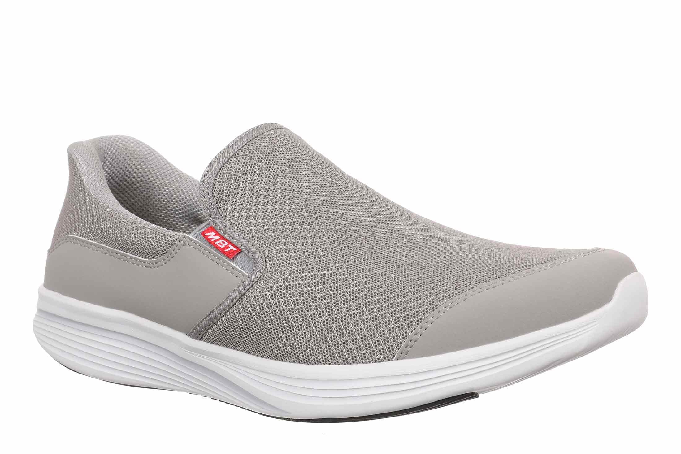 MBT SF-Modena III Slip On Scarpe da Uomo. Calzature fisiologiche con Tecnologia Slip & Fit per Un utilizzo Senza Sforzo. Tomaia in Rete Traspirante e Pelle Sintetica.