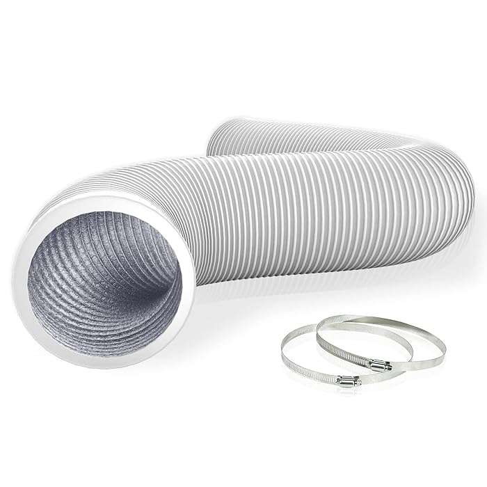 Buy Flehomo 4Inch 25Ft Aluminum Ducting, Flexible Heavy Duty 4 Layer