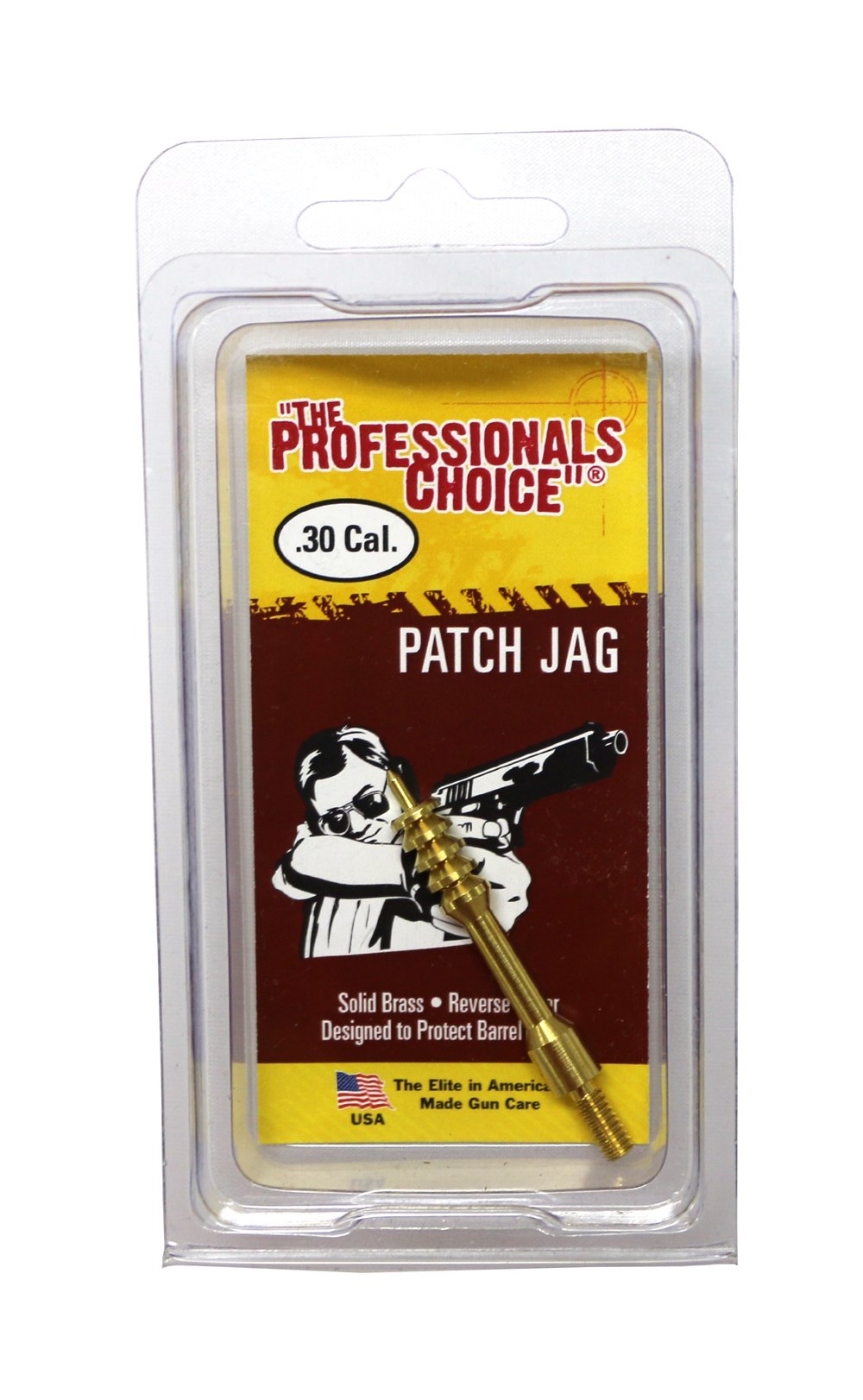 The Professional's Choice Brass Patch Jag.30 Caliber