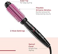 Vista 5 de Cepillo que voluminiza el cabello calentado de silicón, 1 pulgada, Revlon Salon
