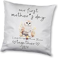 Vista 8 de Funda de almohada personalizada para el hogar, regalo para mamá, abuela, para ella