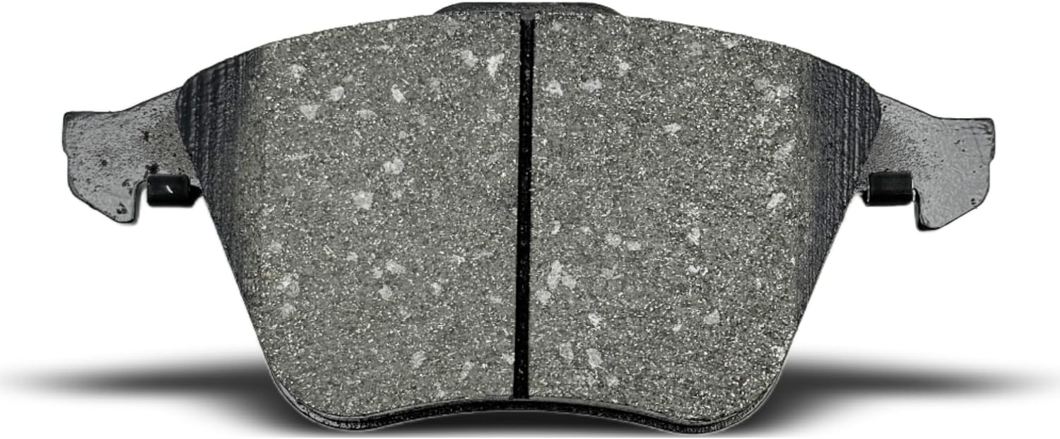 ALADICHE Front Rear Brake Pads Compatible with 2005-2009 Audi A4,for 2005-2009 Audi A4 Quattro,for 2006-2011 Audi A6,for 2005-2009 Audi A6 Quattro (D1108 D1111)