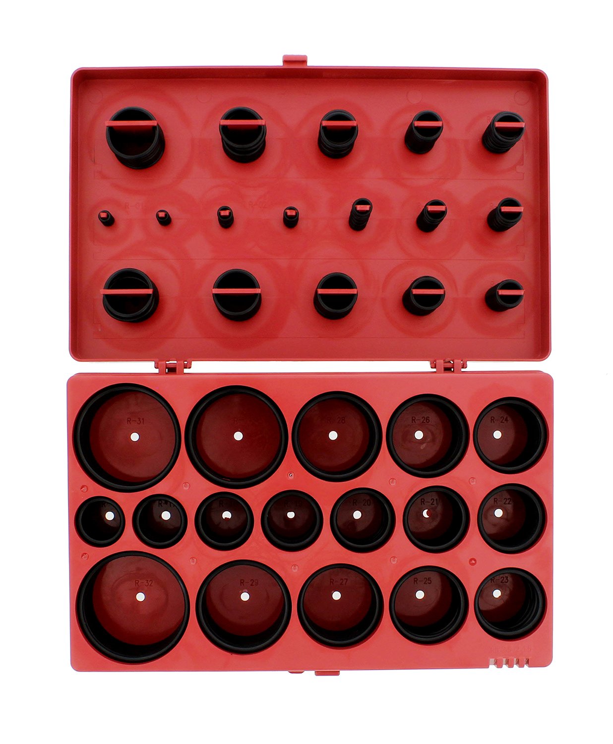 ABN Assorted O Ring Kit - SAE Rubber O Rings Assortment Set, 407 Piece Assorted O Ring Rubber Washer Set