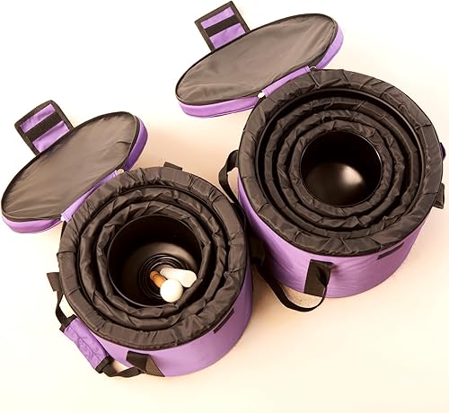 Miniatura 70 de Leize Juego de 7 cuencos de cristal de cuarzo impecables de 6 a 12 pulgadas con fundas de transporte resistentes y mazo de gamuza Blanco