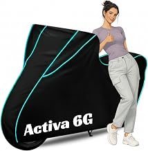 Ultra-Bike Body Cover for Activa 6G Dustproof Scratchproof - 100% Water Resistant Motorcycle Cover for Two Wheeler, Outdoor Full Bike Cover with UV, Duty, Rain Protection