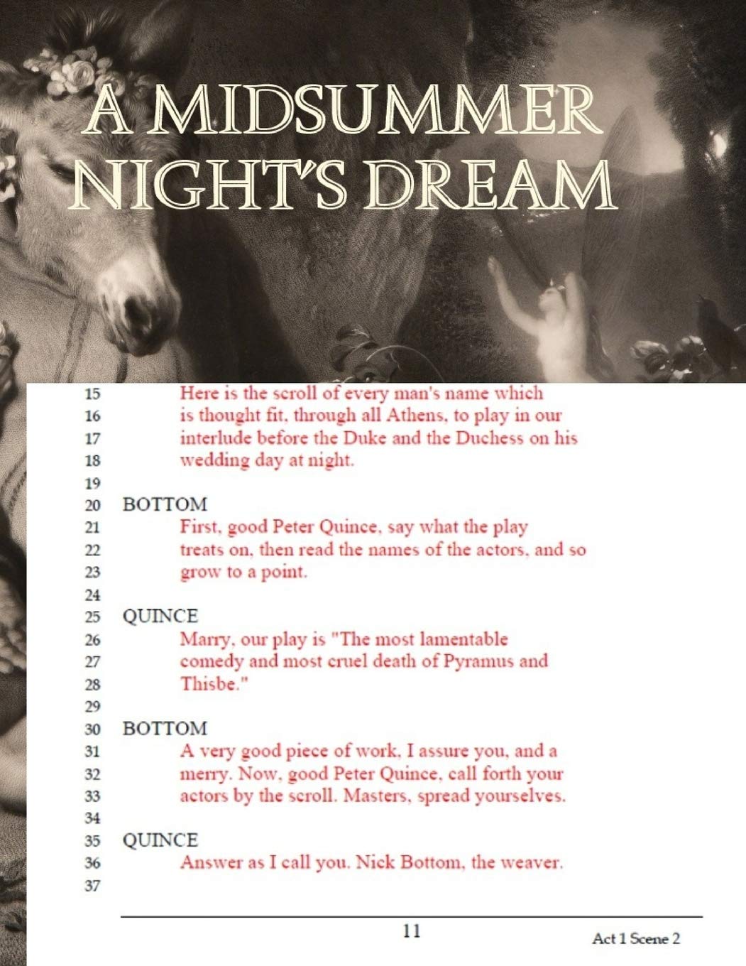 A Midsummer Night's Dream: Color Script