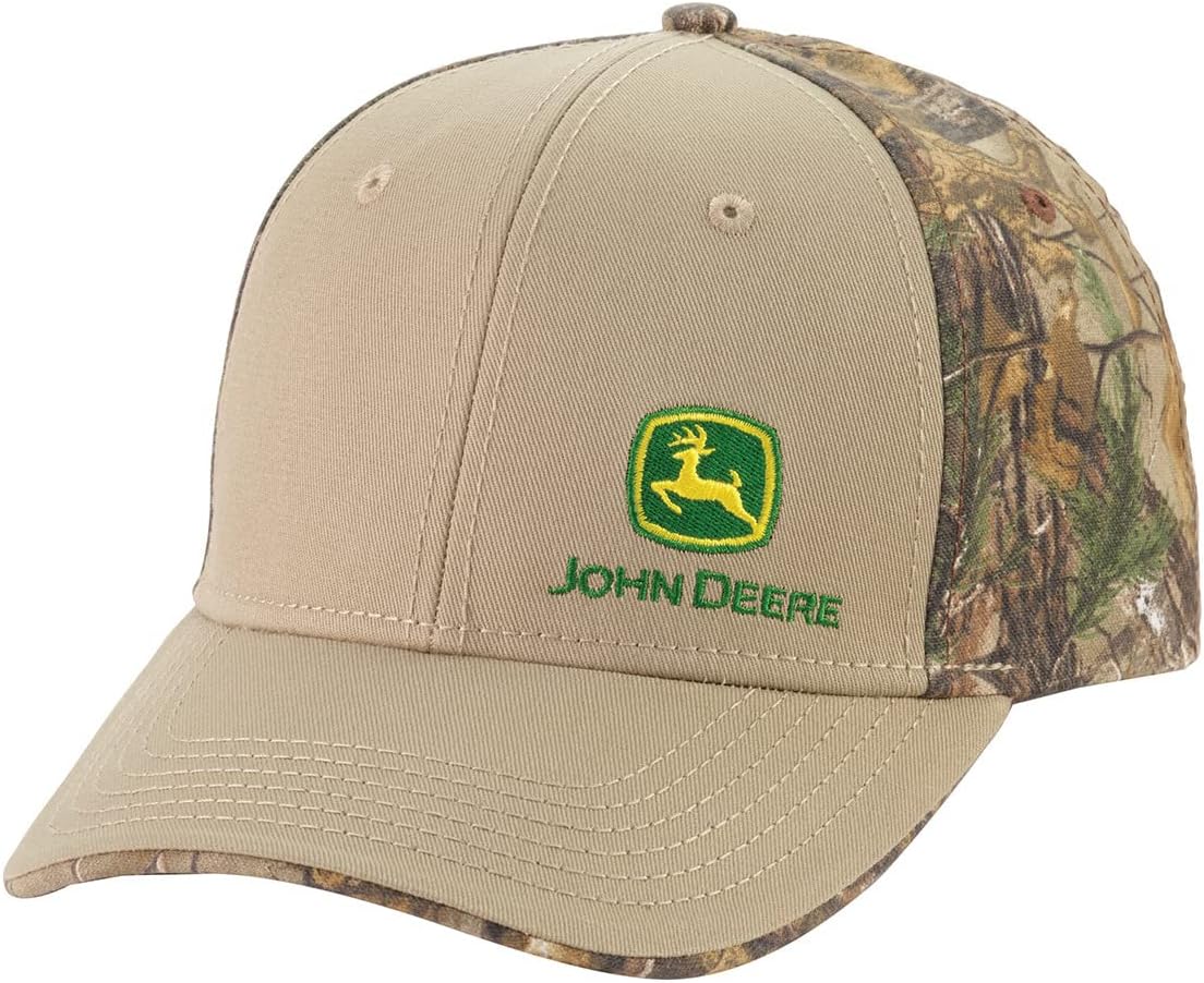 John Deere Khaki Twill APX Camo Hat/Cap LP79557 at Amazon Men’s