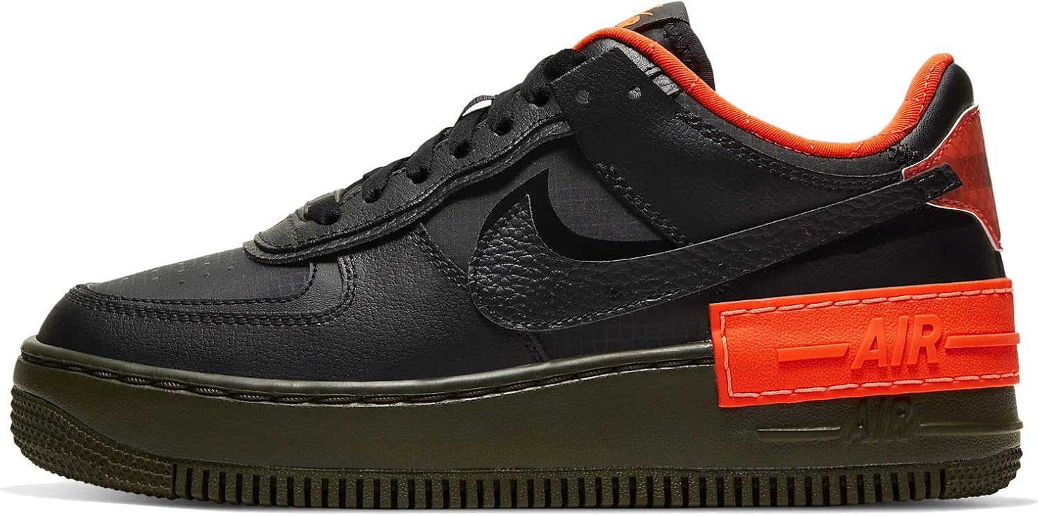 nike air force 1 shadow se black