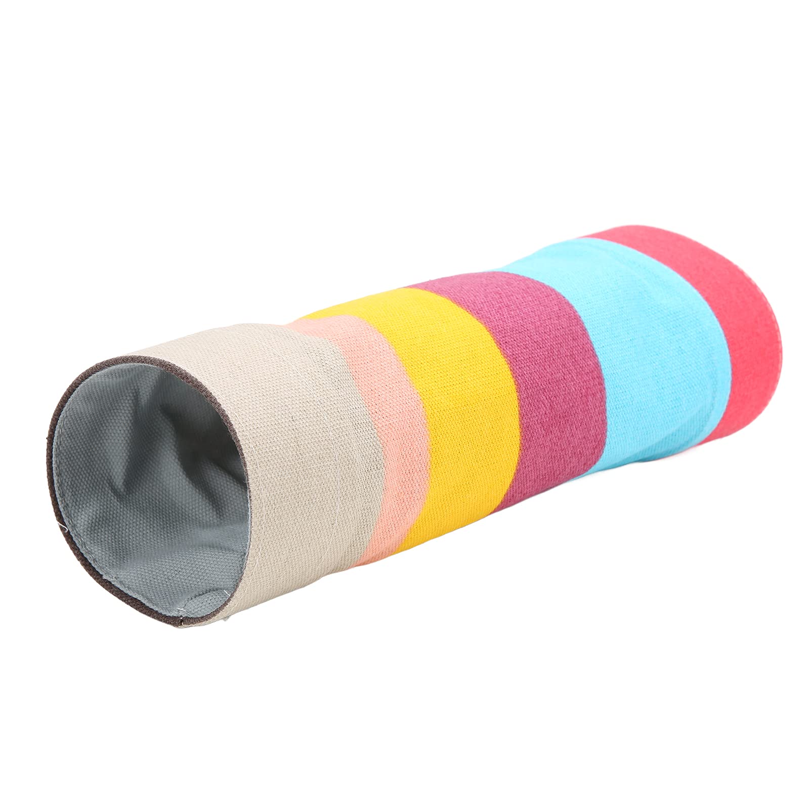 Juguete de Tubo de túnel de hámster, Conejillo de Indias de Tela Colorida Jugando túneles de escondite para hámster ratón y Otros Animales pequeños(Bidireccional)