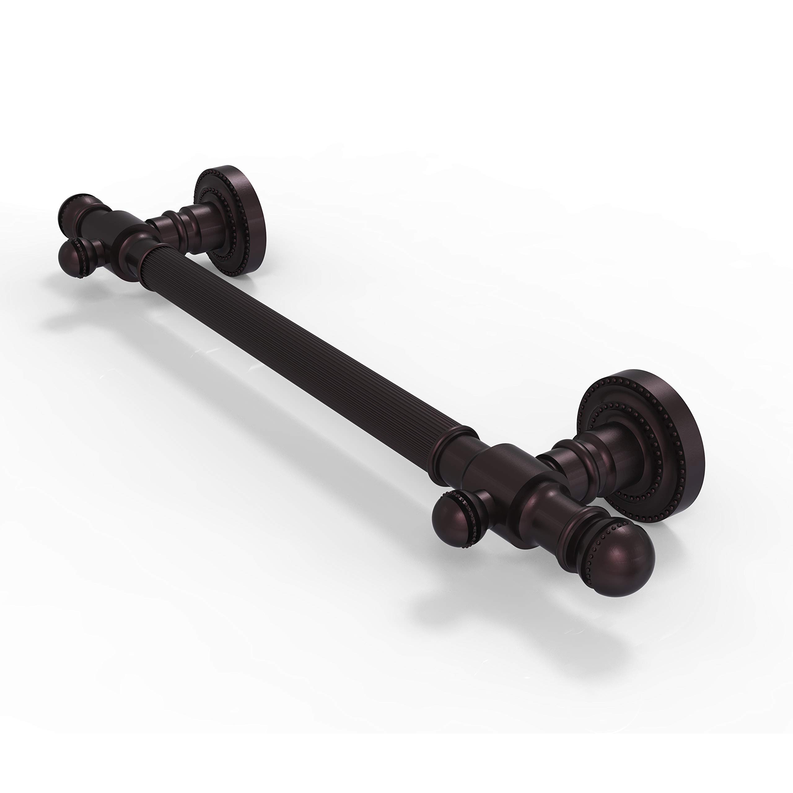 Allied BrassDT-GRR-16-ABZ 16-Inch Grab Bar Reeded, Antique Bronze