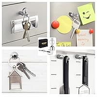 Vista 8 de TRYMAG Paquete de imanes de llavero con 50 imanes para refrigerador