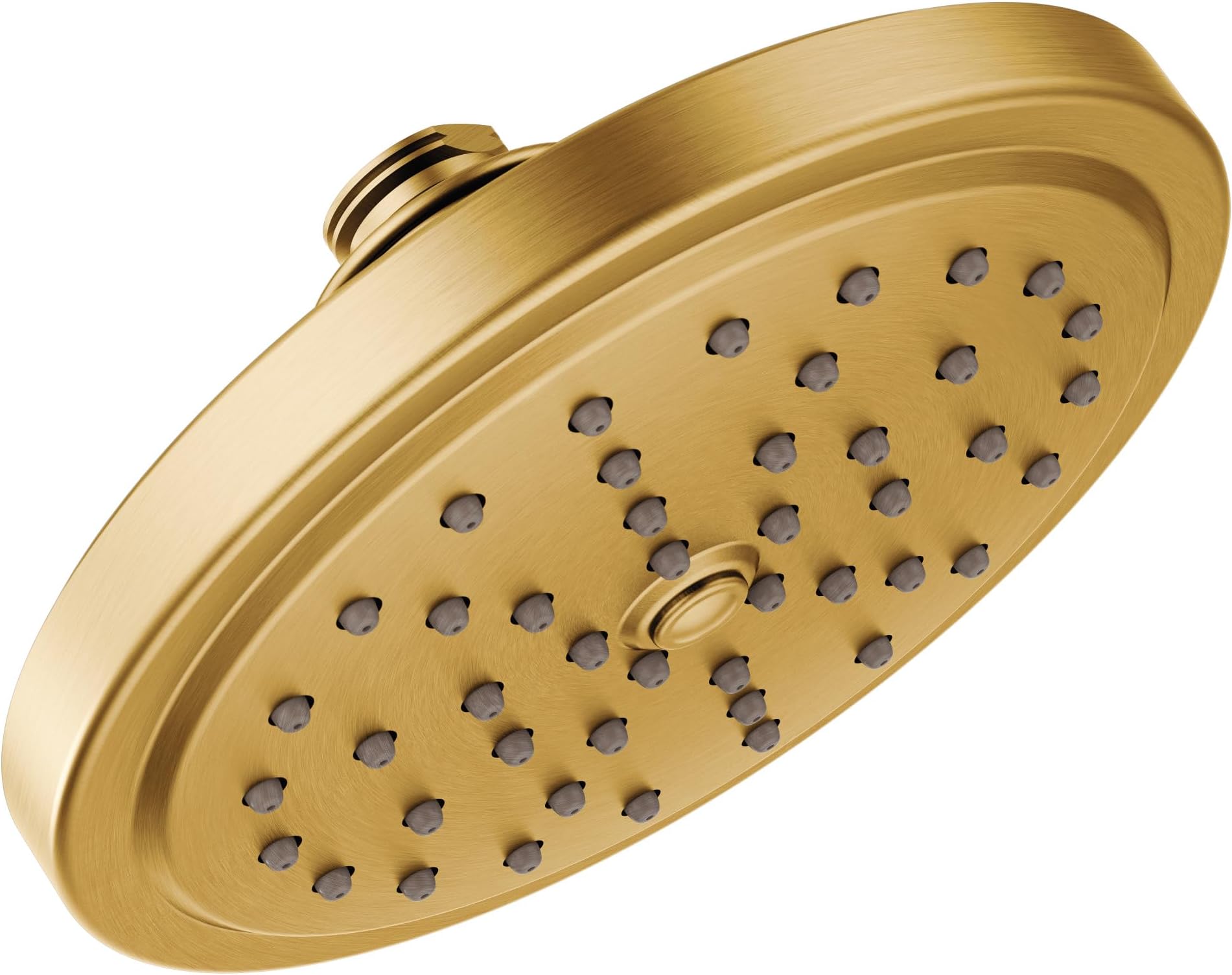 Brushed Gold 7-Inch Single Function Shower Head with Immersion Rainshower Technology, S176BG