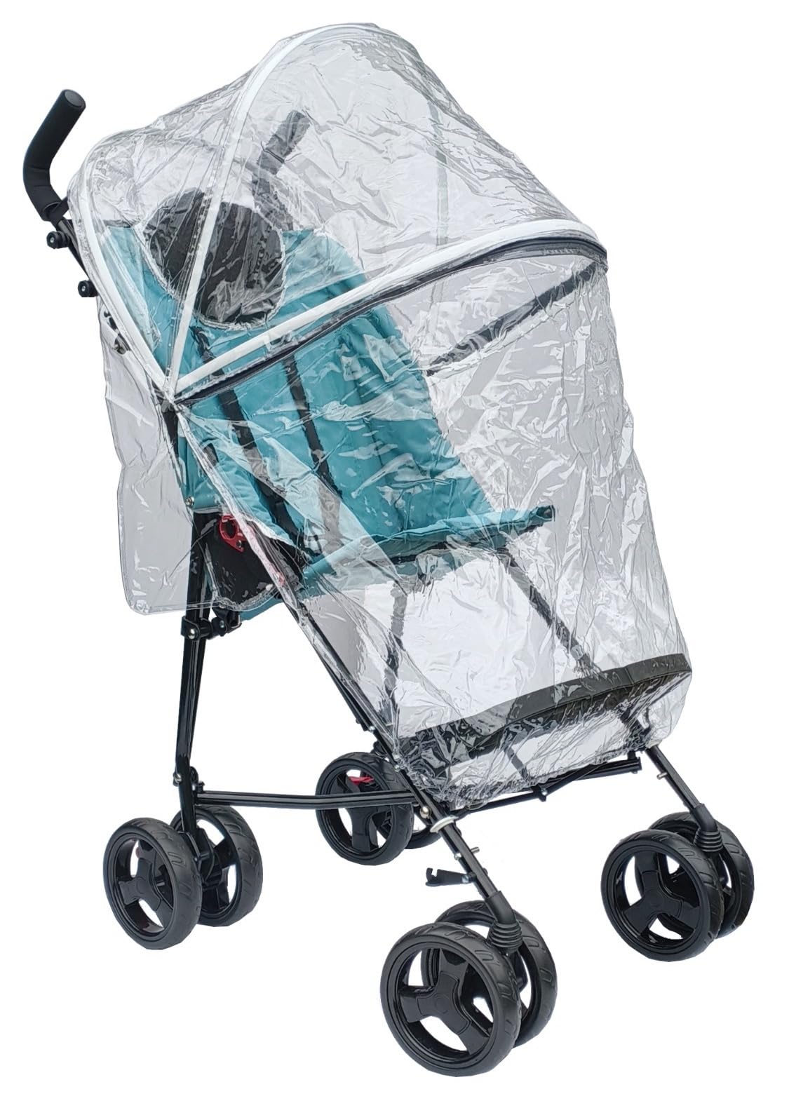 Raincover Compatible with Excel Elise Neo EXCEL Elise NEO - Special Needs RAINCOVER - Fully Framed, Zip Access. Soft Supple PVC. *Does not Include Pushchair