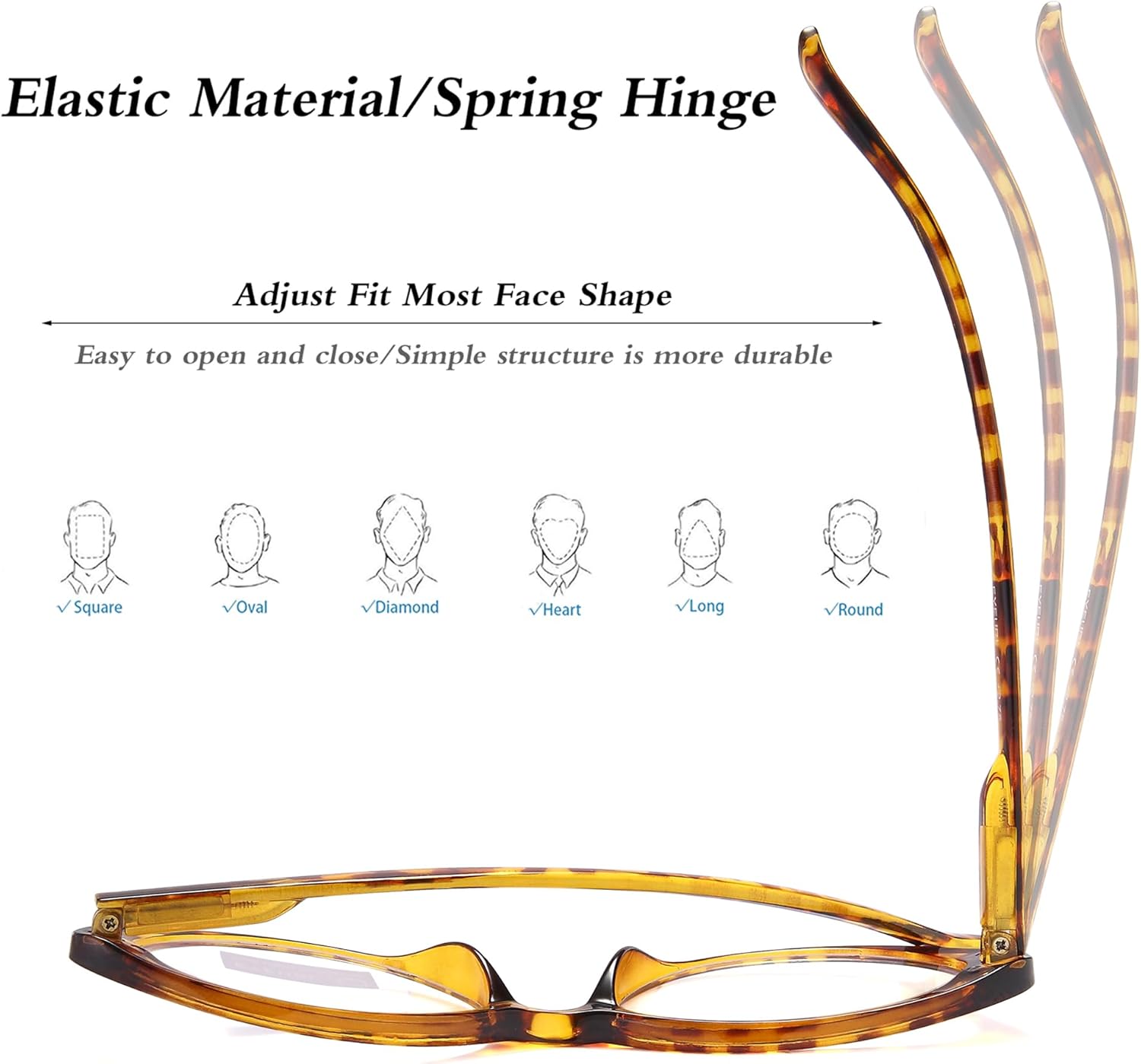 EYEURL 4-Pack Cat Eye Reading Glasses for Women Blue Light Blocking Fashion Computer Glasses Anti-Glare Cat Eye Readers For Women,2.5 - Image 7