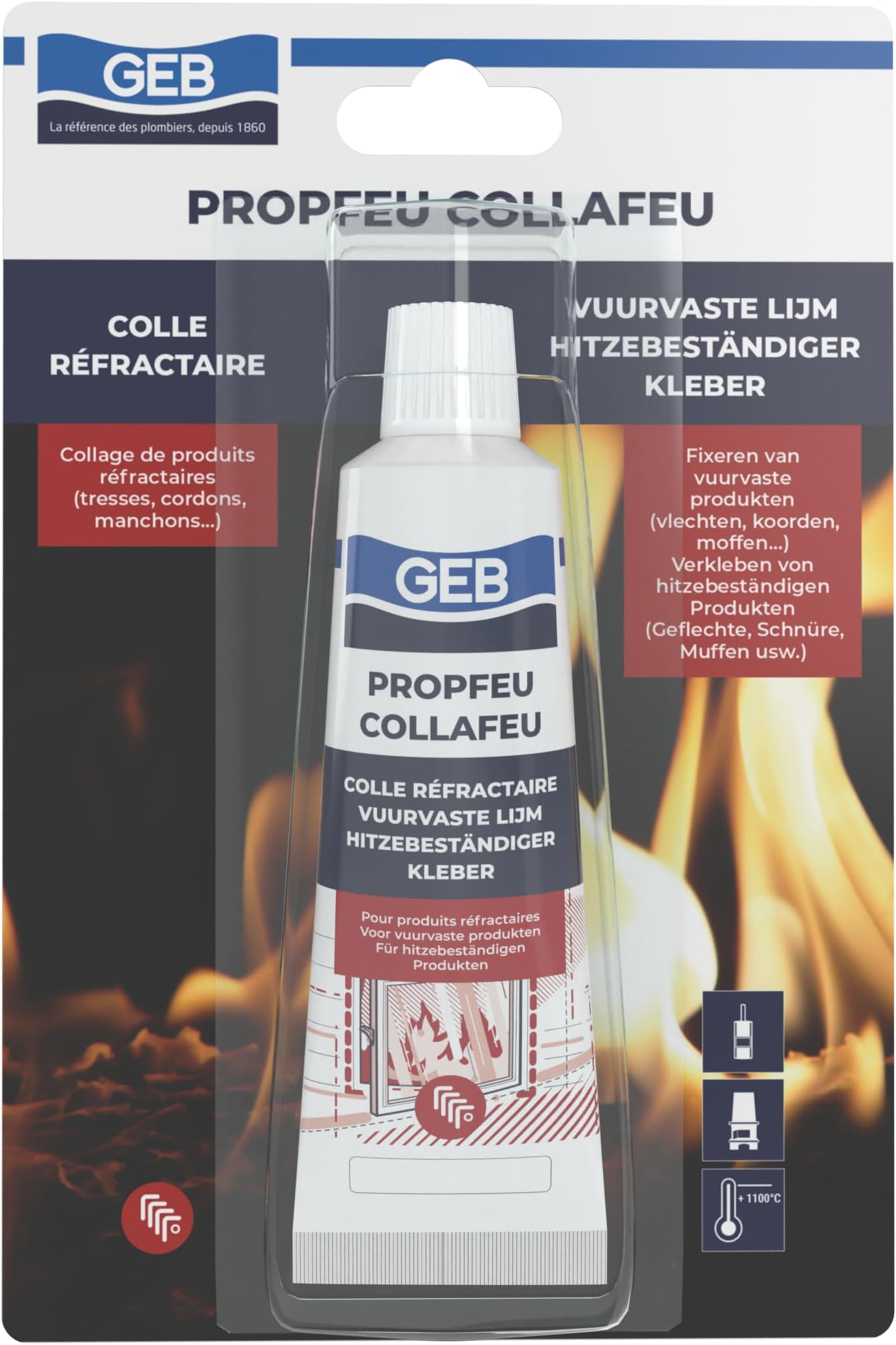 GEB Collection AFEU FIRE Resistant Adhesive to 50 ml