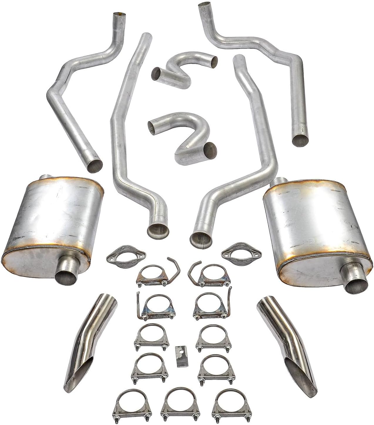 JEGS 30410 Cat-Back Exhaust System 2.5 Aluminized Tubing Fits: 5.7L 1994-1996 Ch