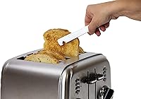 Vista 3 de Butterie Pinzas para tostadora con gancho para horno (blanco)