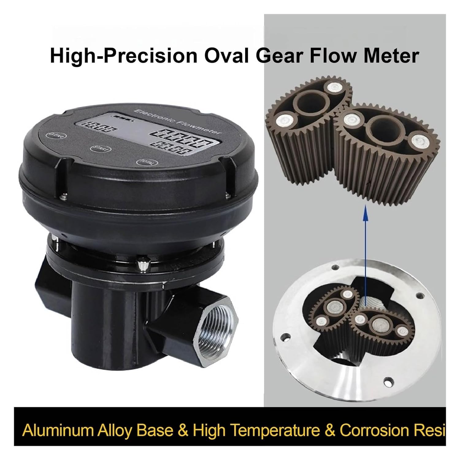 1 inch Digital Oval Gear Flow Meter