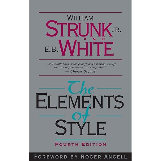 The Elements of Style, Fourth Edition