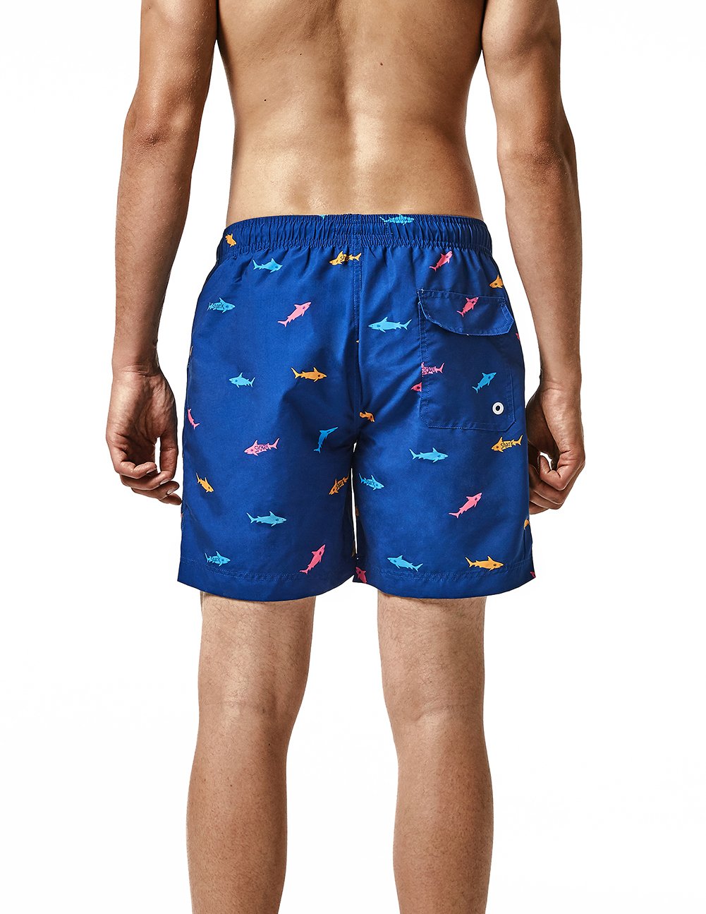 MaaMgic Pantaloncini da Bagno da Uomo Asciugatura Veloce Costume da Bagno per Surf sulla Spiaggia Multi-funzioni Allenamento casa con Fodera in Mesh con Fodera in Mesh