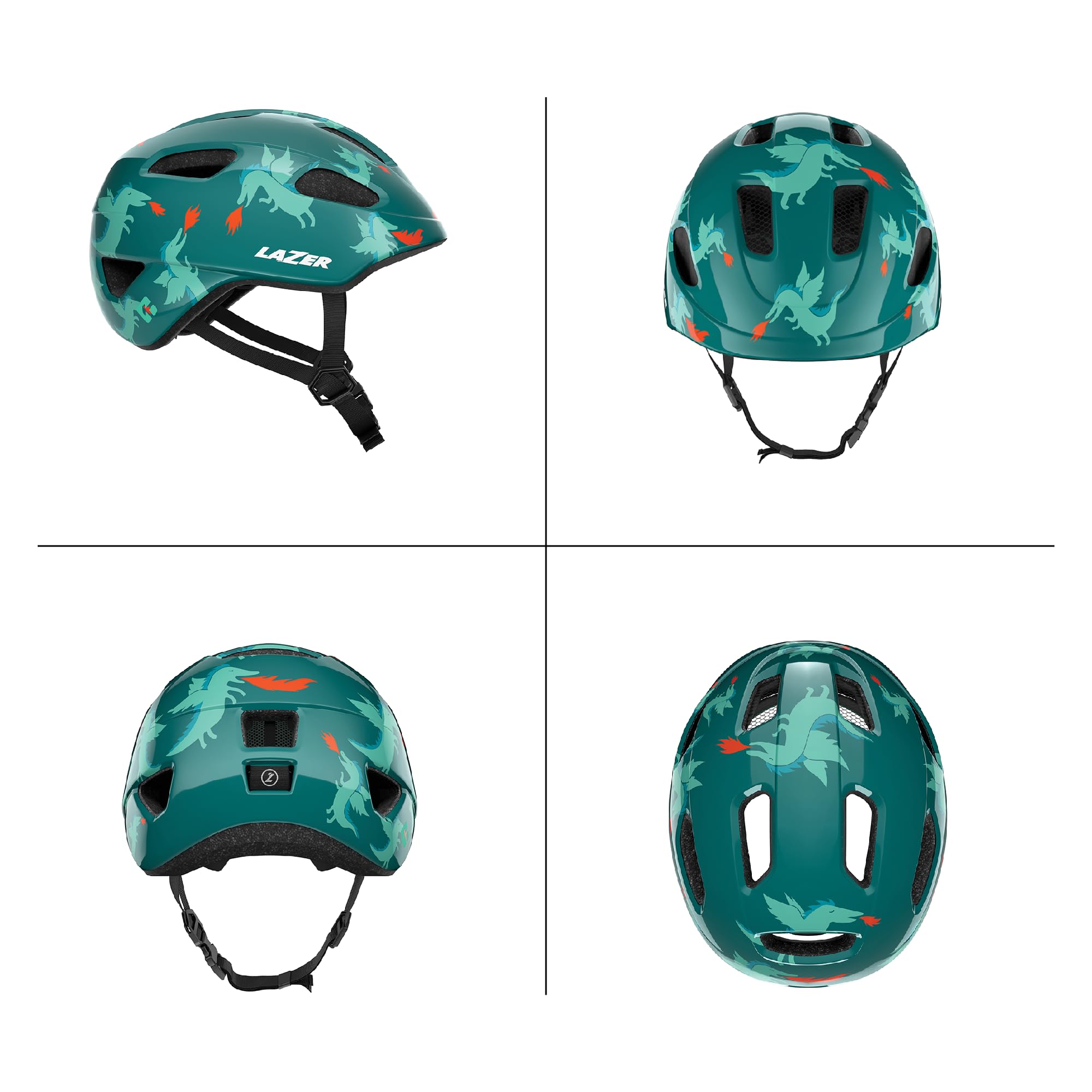 Amazon.com : LAZER Nutz 2.0 KinetiCore Kids Bike Helmet