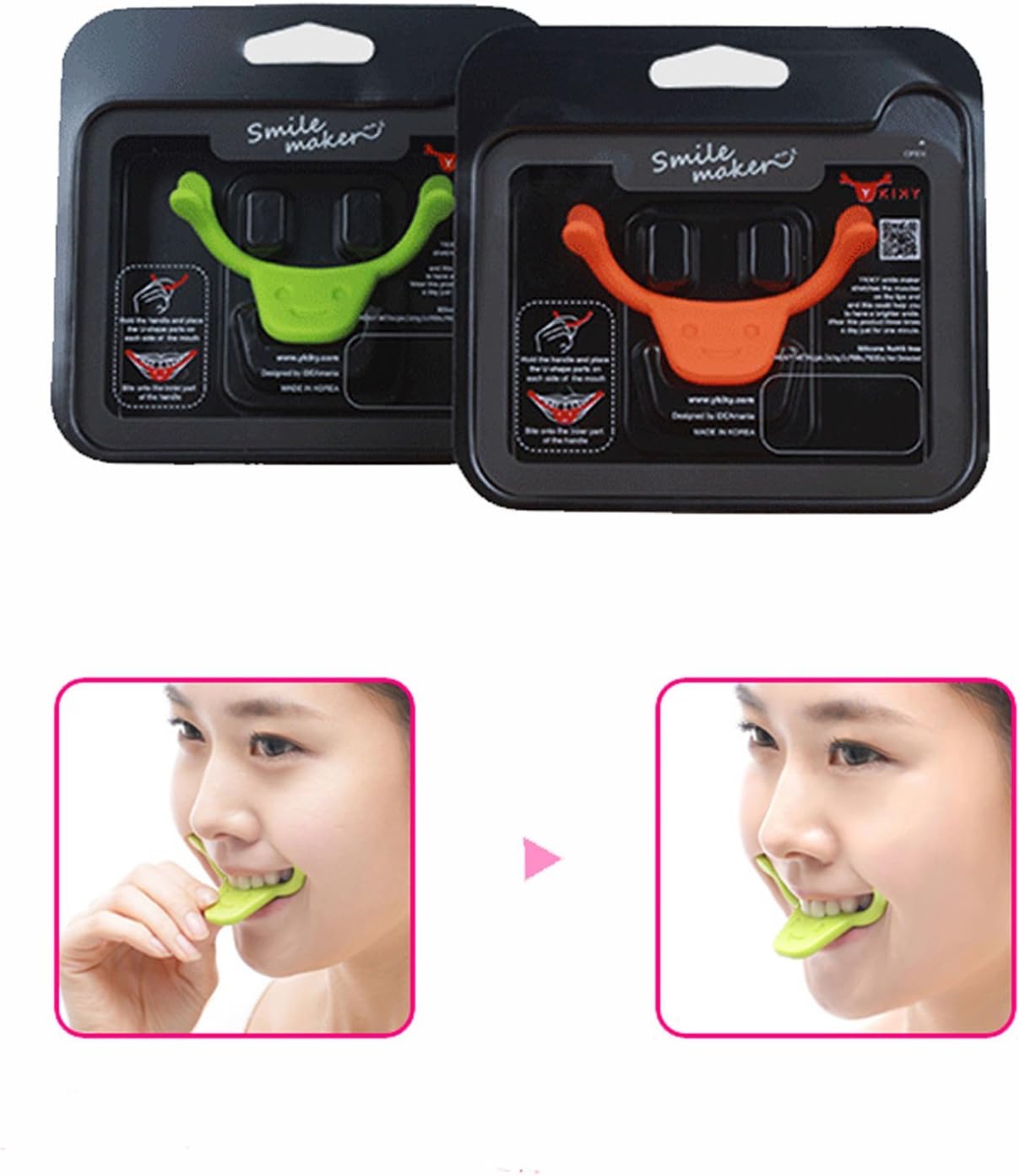 JJPUNK Smile Maker, Improve Smile Cheek Mouth-shaped Braces Smiling Braces, smile training, mouth Stretching Exercise