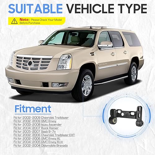 Miniatura 2 de Kit de suspensión de rótulas de brazos de control inferiores delanteros para Buick Rainier 2002-2009, Chevy SSR/Trailblazer, GMC Envoy,