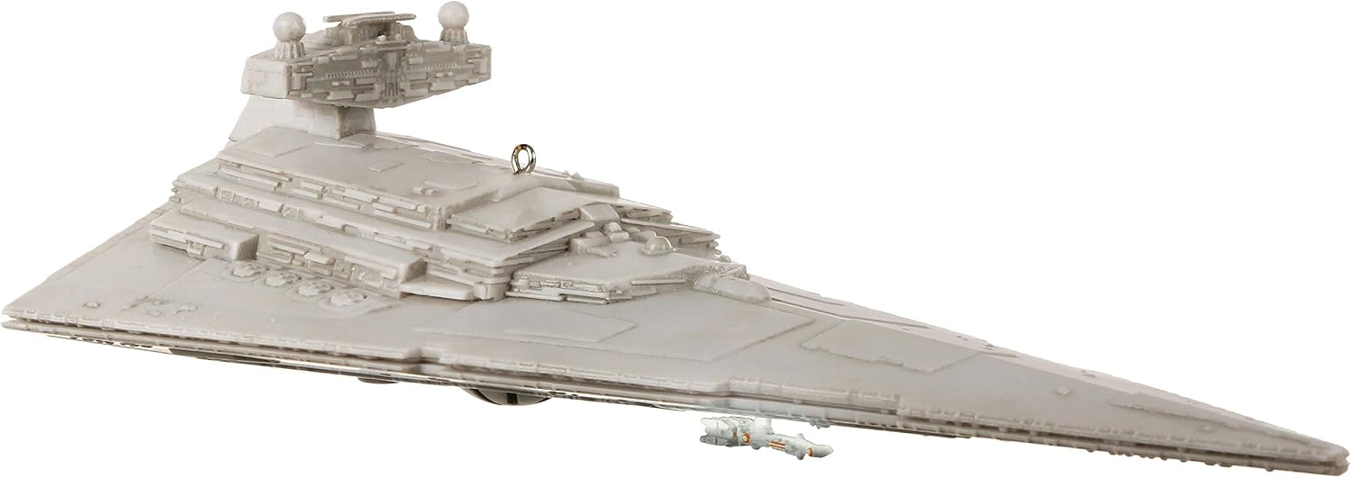 Hallmark Keepsake Christmas 2019 Year Dated Wars Imperial Star Destroyer Ornament with Light and Sound