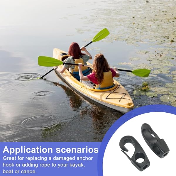 NOPKESV 10 pezzi ganci per corda ammortizzante,kit di corde elastiche per kayak,barca e ganci elastici per campeggio,trampolino,esercizi,fitness,marine e uso nautico - 5