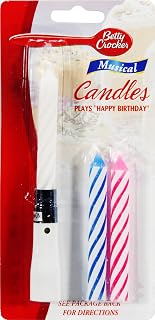 Betty Crocker Musical Candles