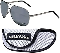 Vista 16 de Siskiyou Sports Dallas Cowboys Aviator Sunglasses and Sports Case